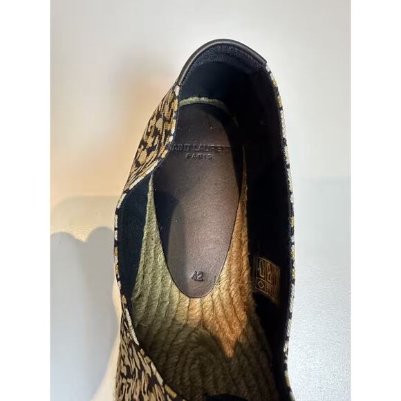 NIB Saint Laurent flat leopard espadrilles - Picture 6 of 8